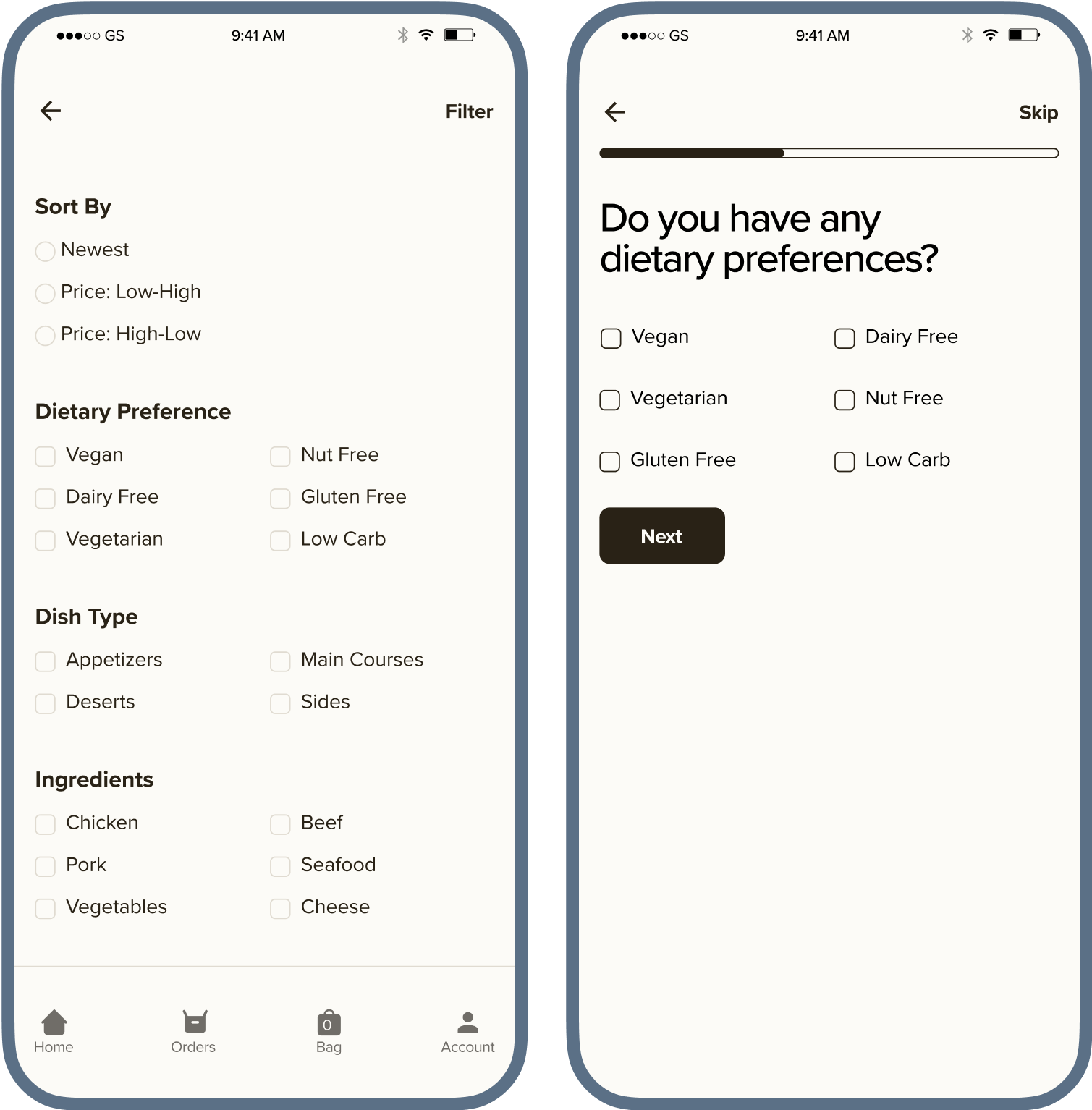 Your order, your way — because taste is personal.