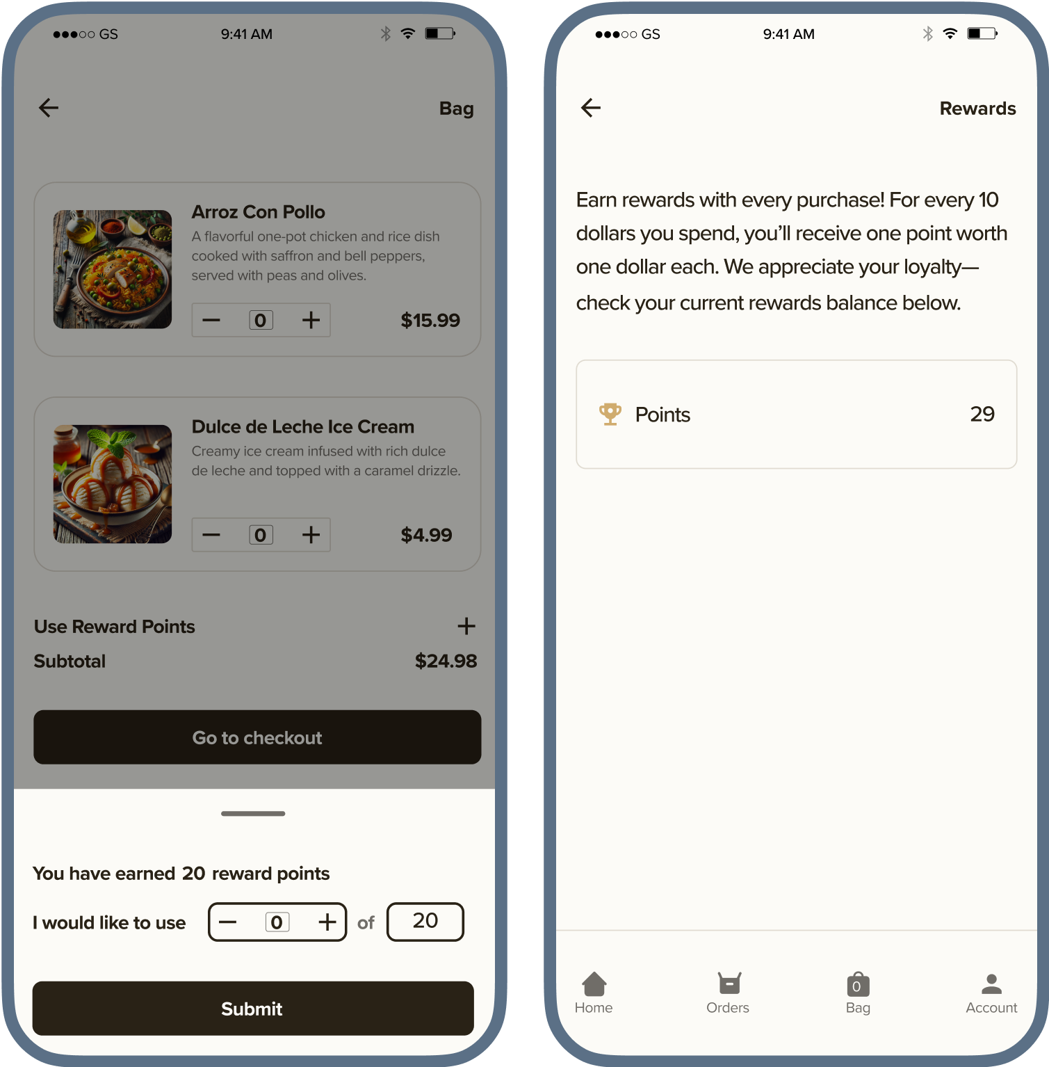 Sip, savor, and score — where every order earns you more!